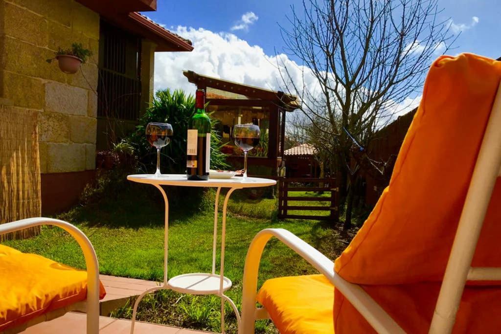 Tranquila Casita De Invitados En Vigo Con Chimenea 外观 照片