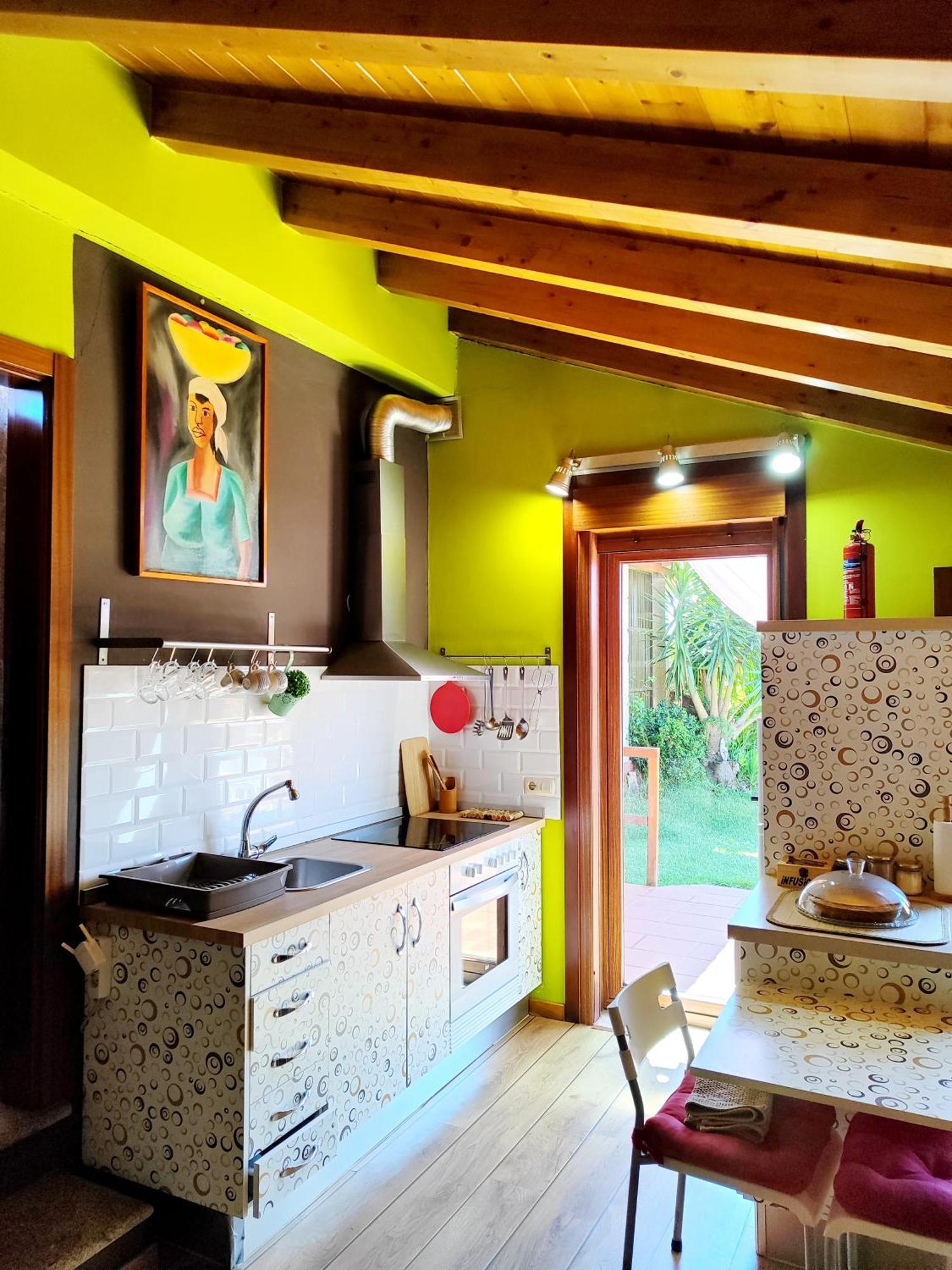 Tranquila Casita De Invitados En Vigo Con Chimenea 外观 照片