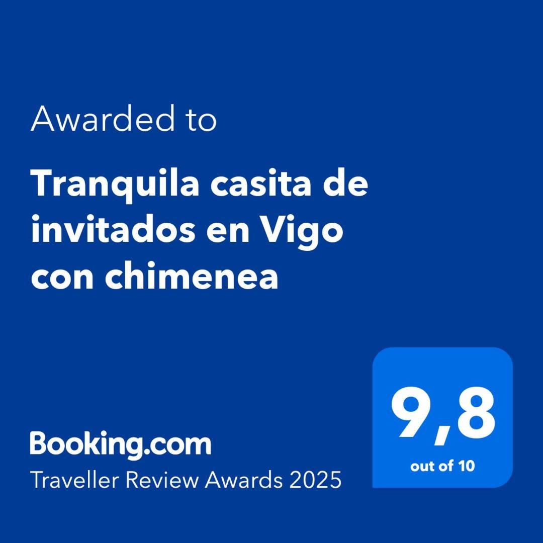Tranquila Casita De Invitados En Vigo Con Chimenea 外观 照片